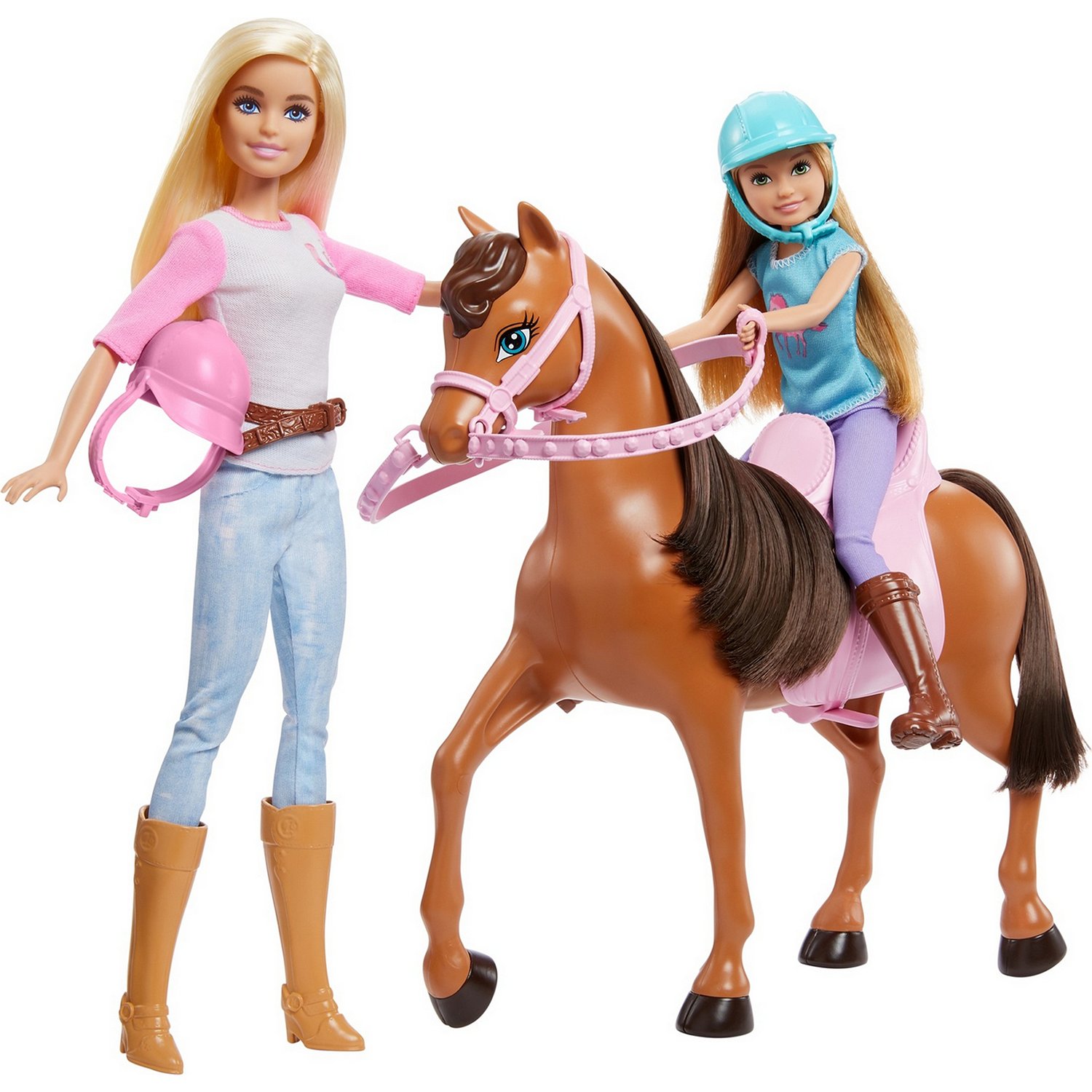 Набор Barbie GXD65 Барби и Стейси с лошадью