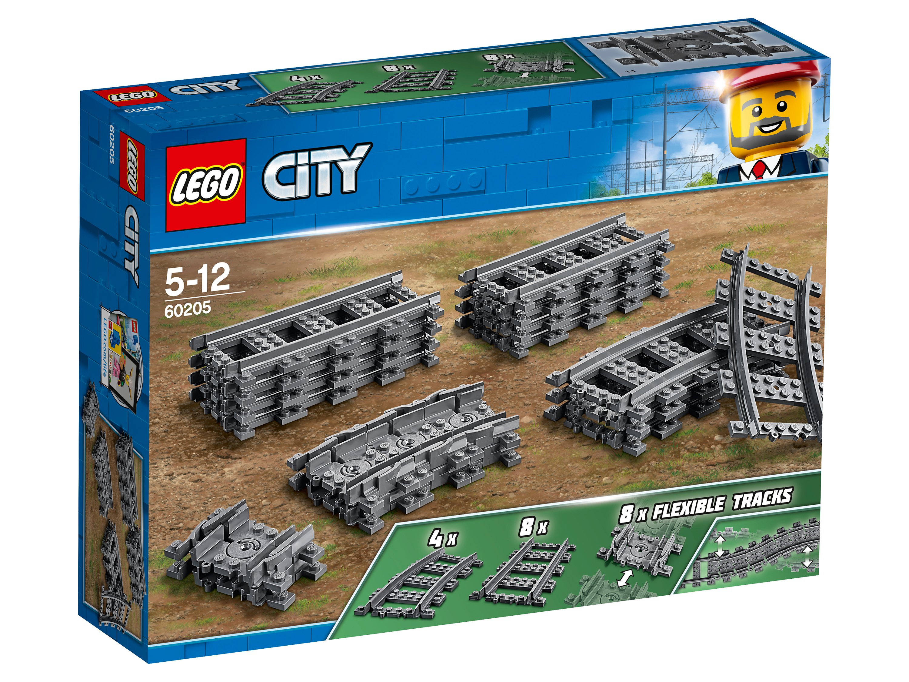 Lego City 60205 Рельсы
