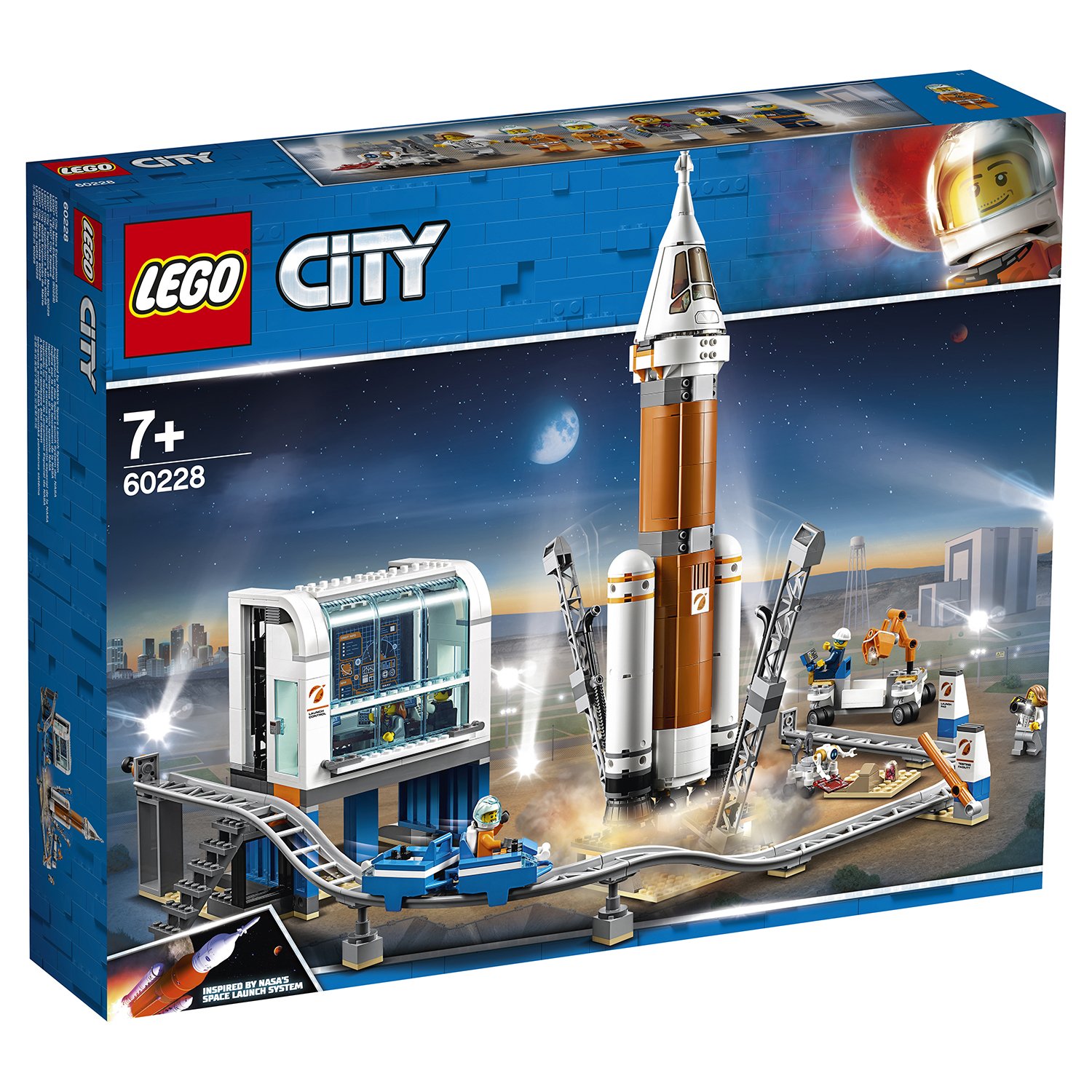 Lego City 60228 Ракета для запуска в далекий космос и пульт управления запуском