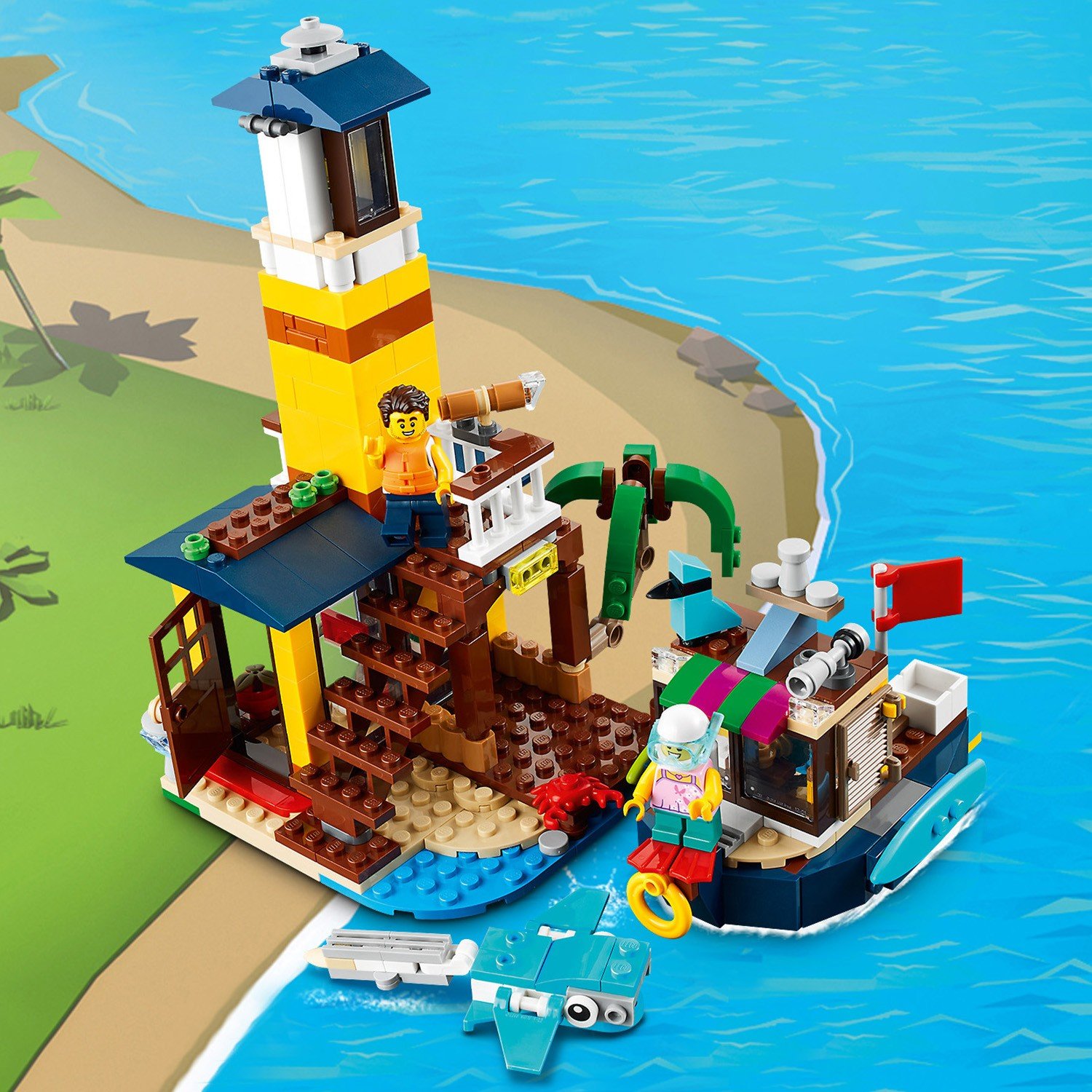 Lego Creator 31118 Пляжный домик серферов