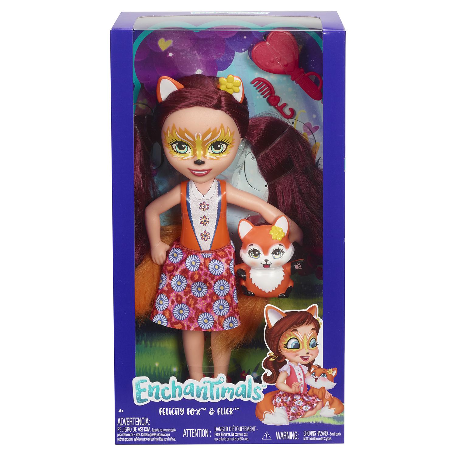 Кукла с питомцем Enchantimals FRH53 Фелисити Лис, 31 см