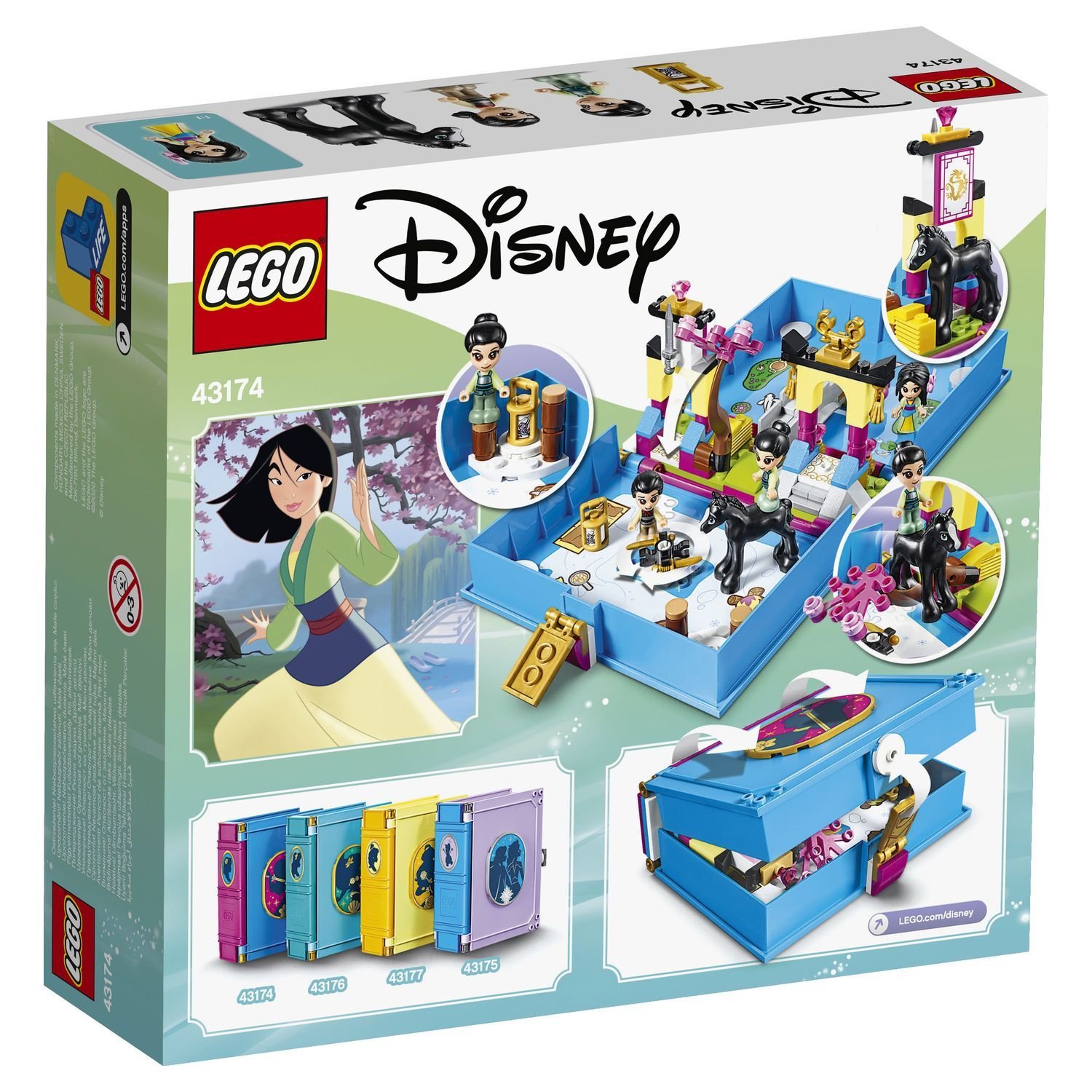 Lego Disney Princess 43174 Книга приключений Мулан