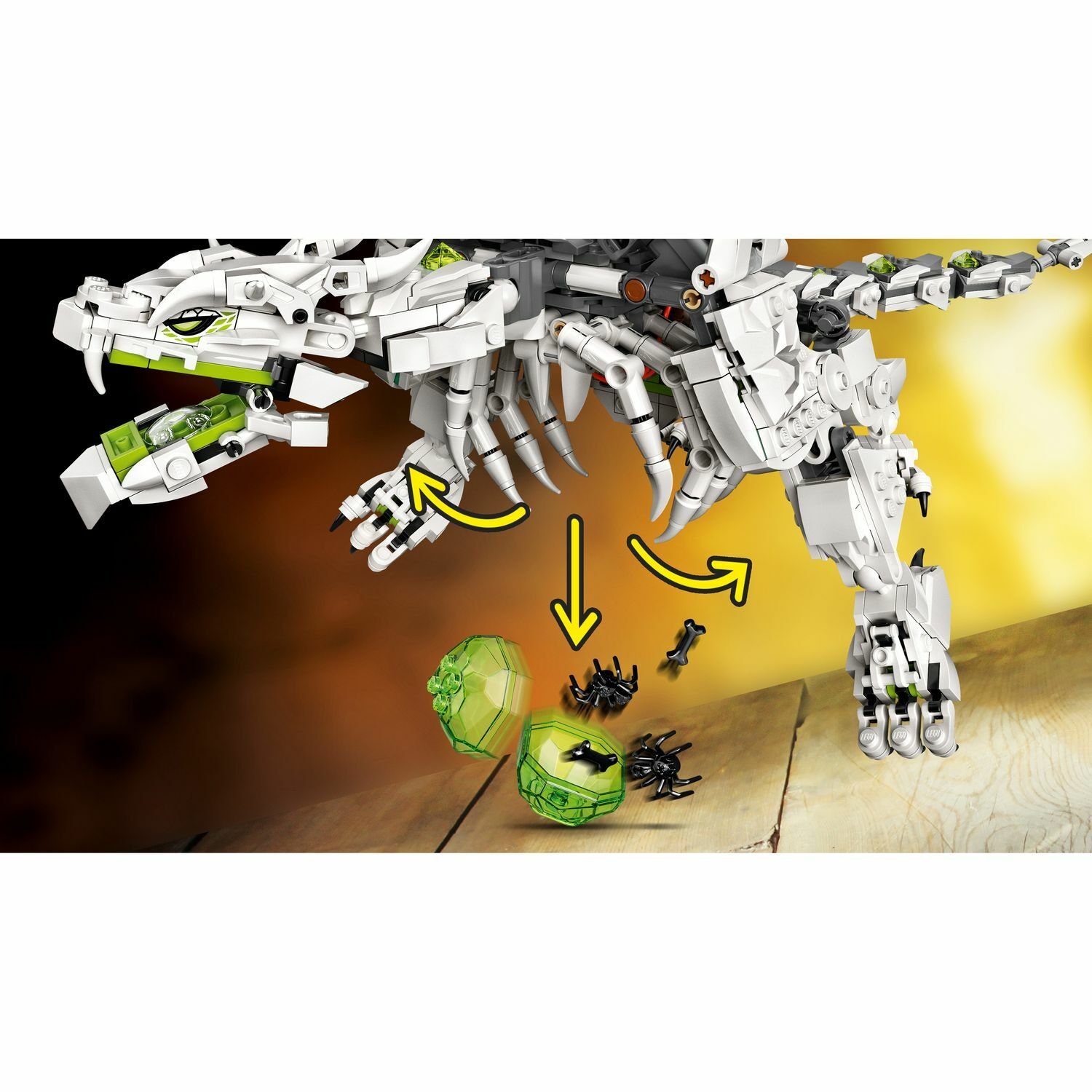 Lego Ninjago 71721 Дракон чародея-скелета