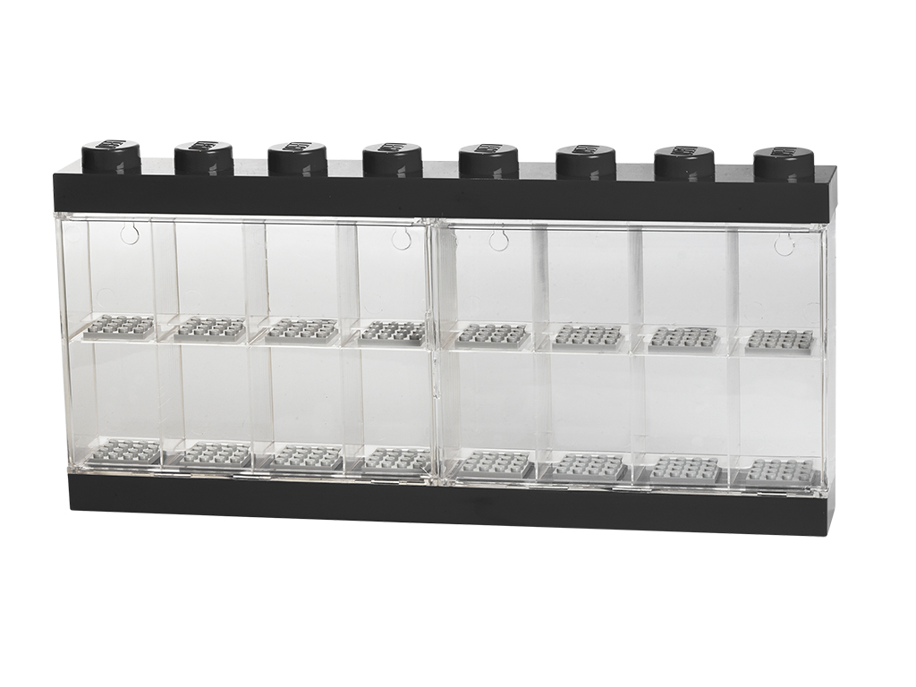 Пластиковый кейс Lego 4066 для 16 минифигур, черный