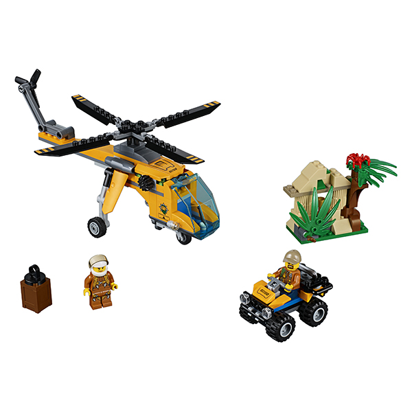 Lego City 60158 Грузовой вертолёт исследователей джунглей