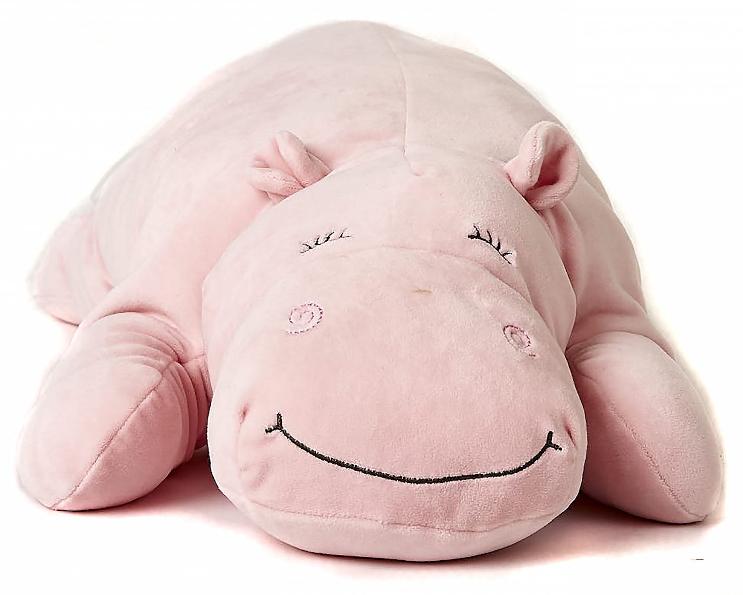 Мягкая игрушка-подушка Leosco Бегемотик 56 см розовый арт.N0602A-R