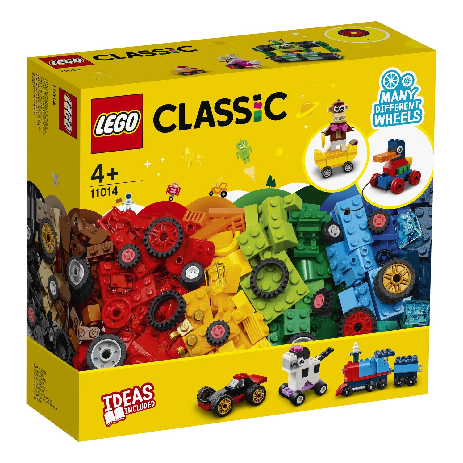 Lego Classic 11014 Кубики и колёса