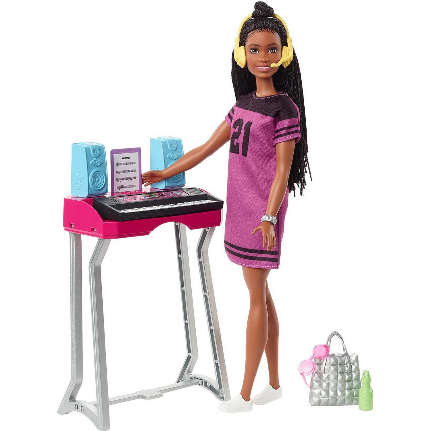 Набор Barbie GYG40 Бруклин с аксессуарами