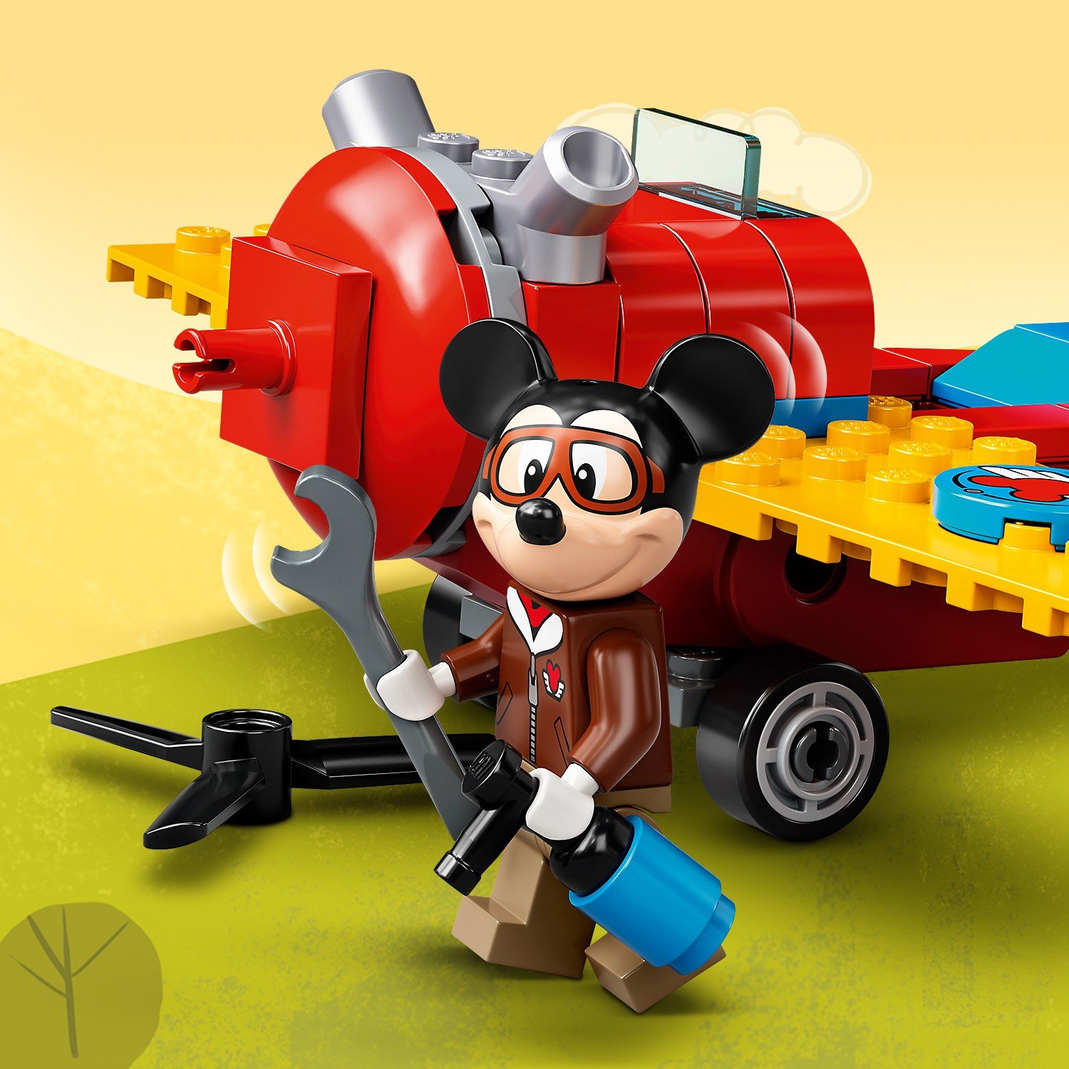 Lego Disney 10772 Mickey and Friends Винтовой самолёт Микки