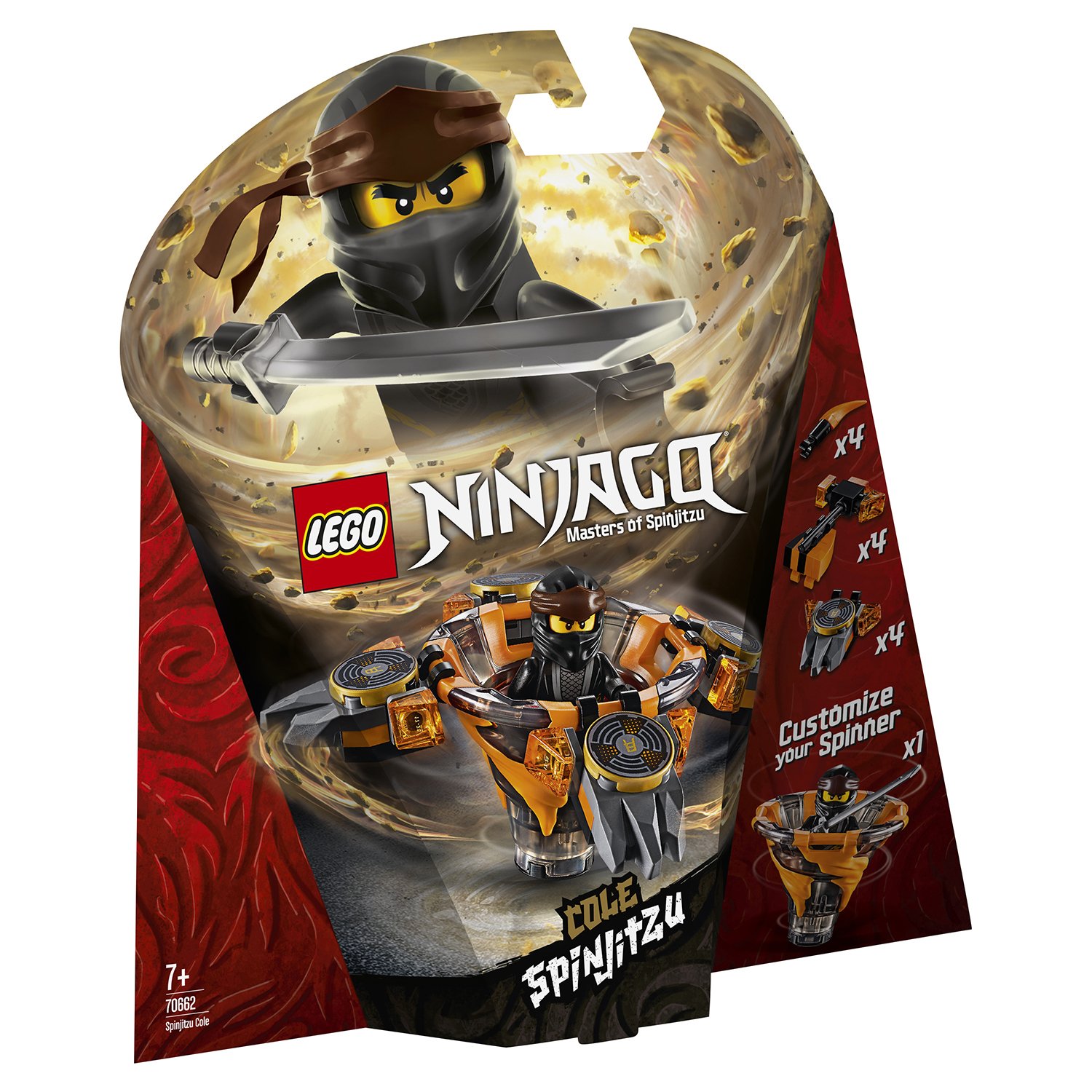 Lego Ninjago 70662 Коул - мастер Кружитцу