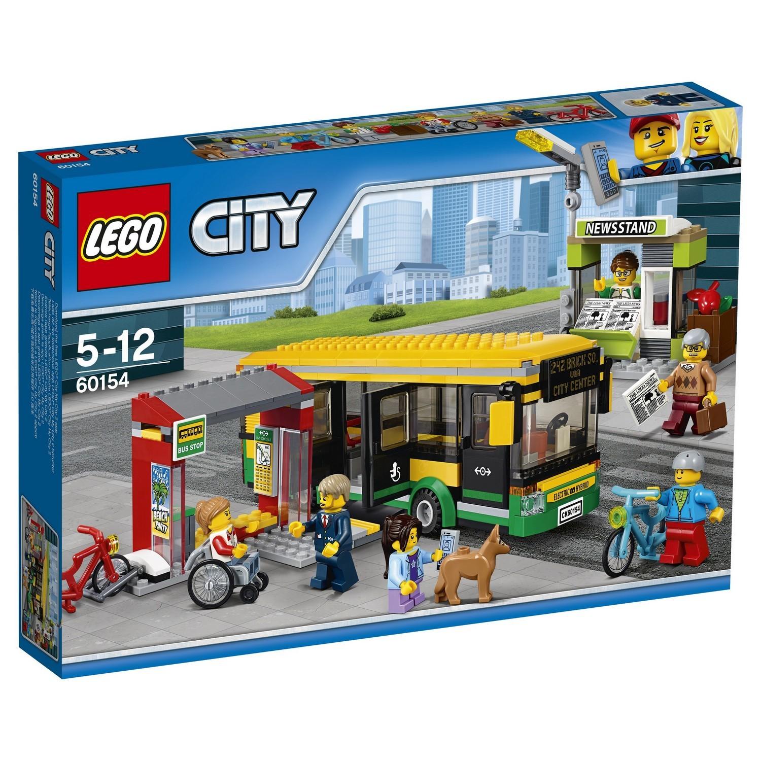 Lego City 60154 Автобусная остановка
