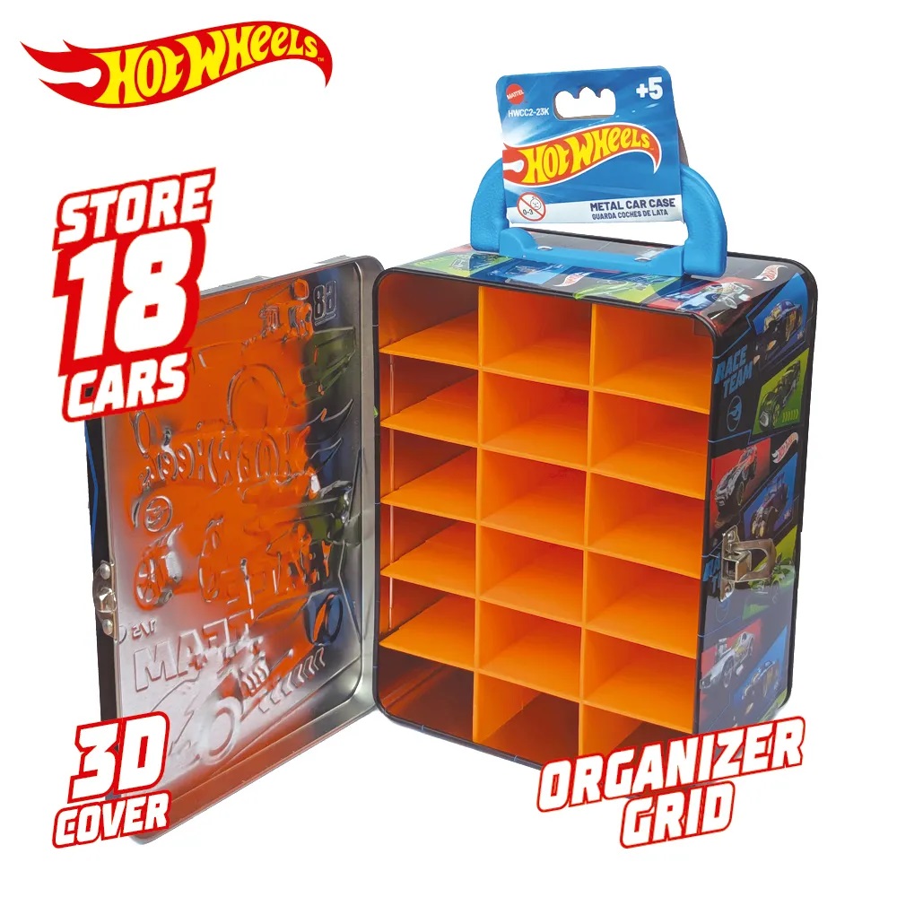 Портативный кейс для хранения 18 машинок Hot Wheels арт.HWCC2-23K