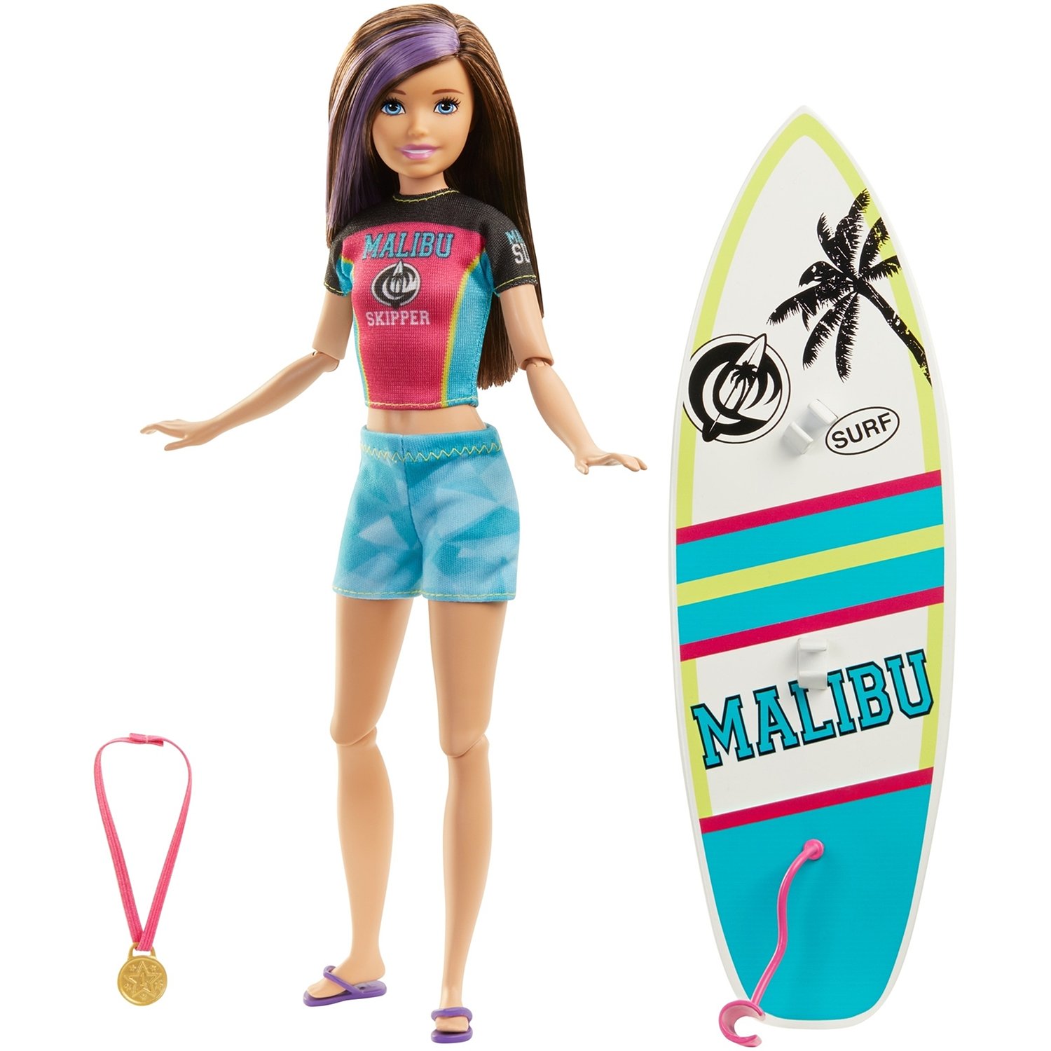 Набор Barbie GHK36 Спортивные сестренки Серфинг
